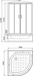 Parly Душевая кабина Bianco EB921 – фотография-6